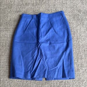 J. Crew Blue Pencil Skirt